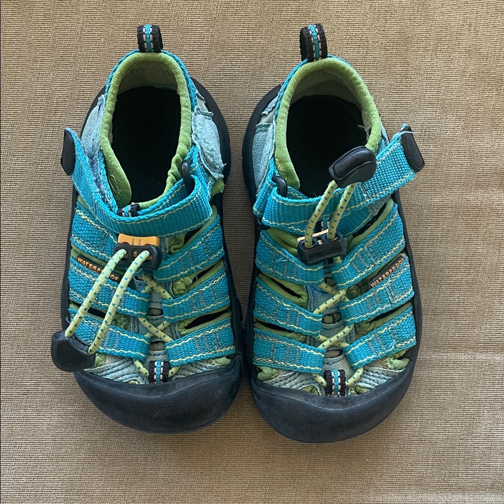 Keen Kids Teal and Lime Sport Sandals
